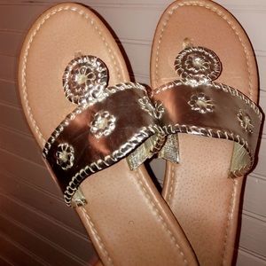 silver sandals